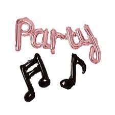 Фолиеви Балони "Party" и Музикални Ноти - Party Design