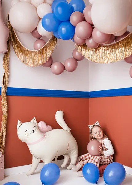 Фолиев Балон Коте с Панделка - Party Design