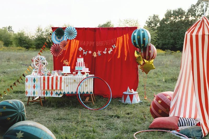 Банер "Happy Birthday Circus" - 275 - Party Design