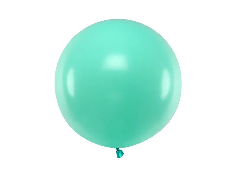 Голям Латексов Балон 60 см - Pastel Aquamarine - Party Design