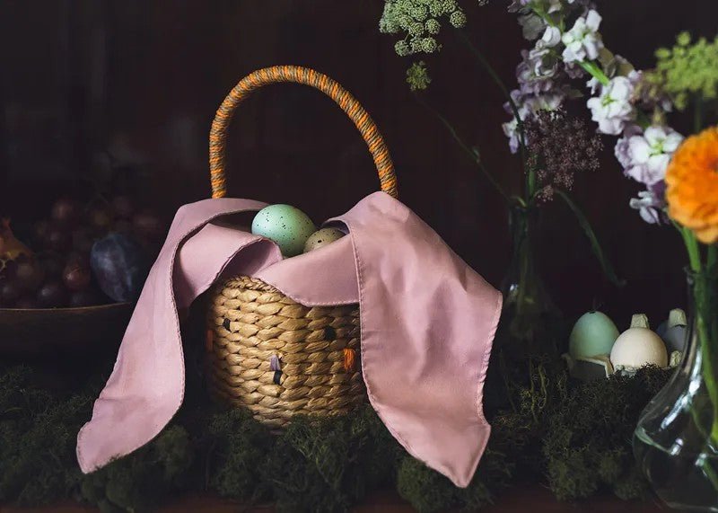 Кошничка Bunny с Текстилни Ушички - 28 см - Party Design