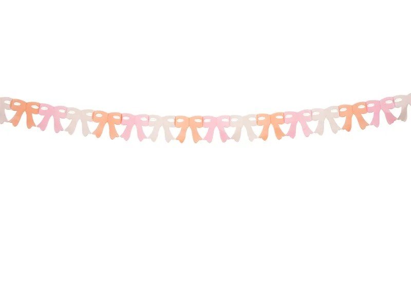 Хартиена Гирлянда с Панделки - 3м, Микс от Цветове - Party Design