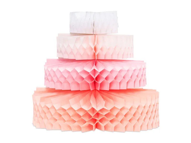 Декорация от Тишу Хартия - Торта, 23 см - Party Design