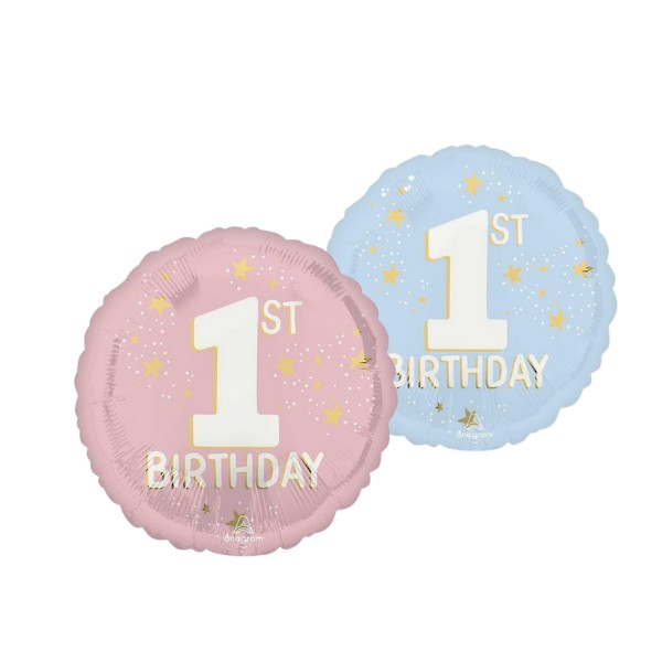 Фолиев Балон Кръгъл - Първи Рожден Ден