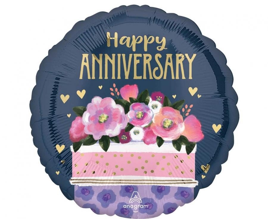 Фолиев балон - Anniversary cake - Party Design