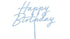 Стилен Топер Happy Birthday в Различни Цветове - Party Design