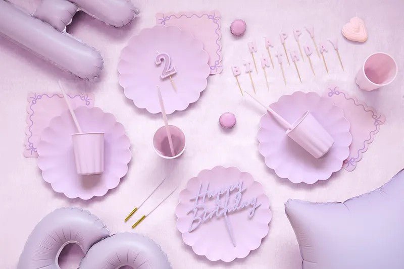 Стилен Топер Happy Birthday в Различни Цветове - Party Design