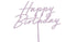Стилен Топер Happy Birthday в Различни Цветове - Party Design
