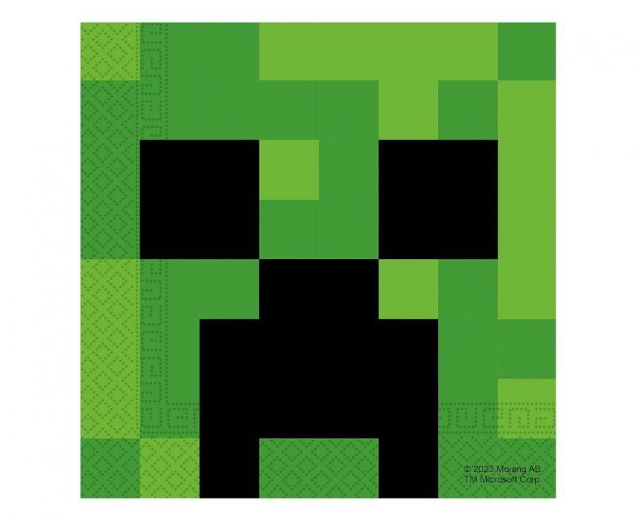 Хартиени Салфетки Minecraft - 33x33 см - Party Design