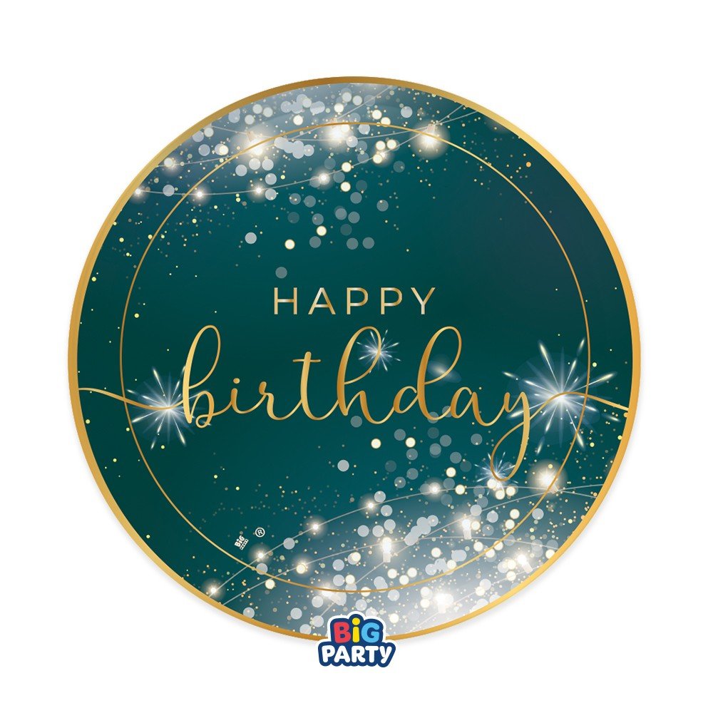 Хартиени Чинии– Happy Birthday Glamour - Party Design