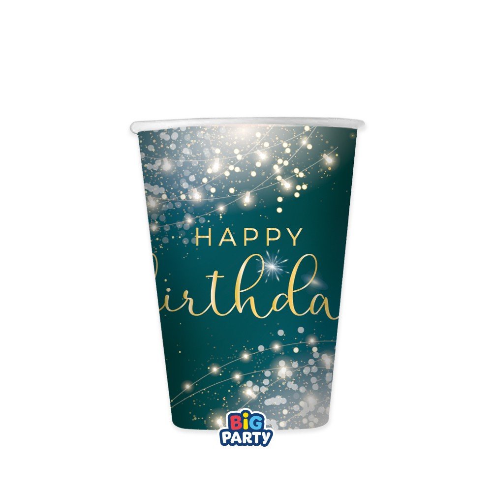 Хартиени Чаши – Happy Birthday Glamour - Party Design