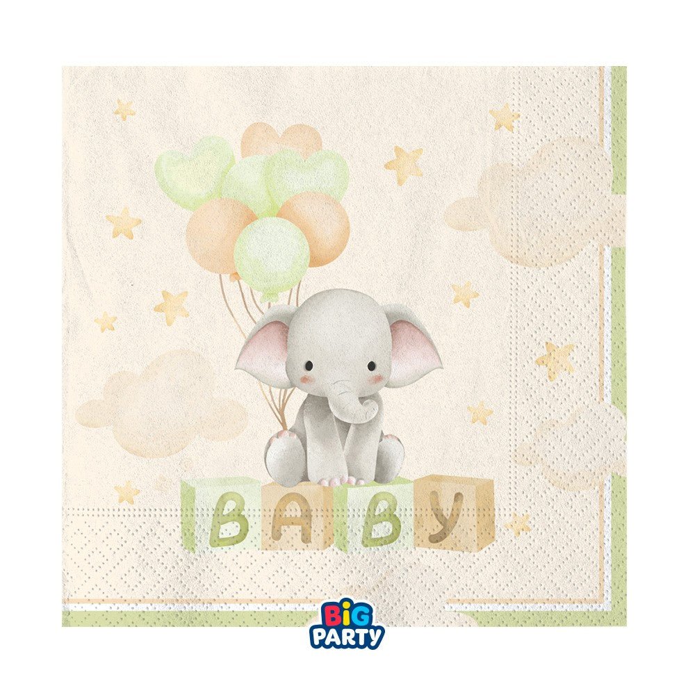 Хартиени Салфетки – Baby Elephant - Party Design