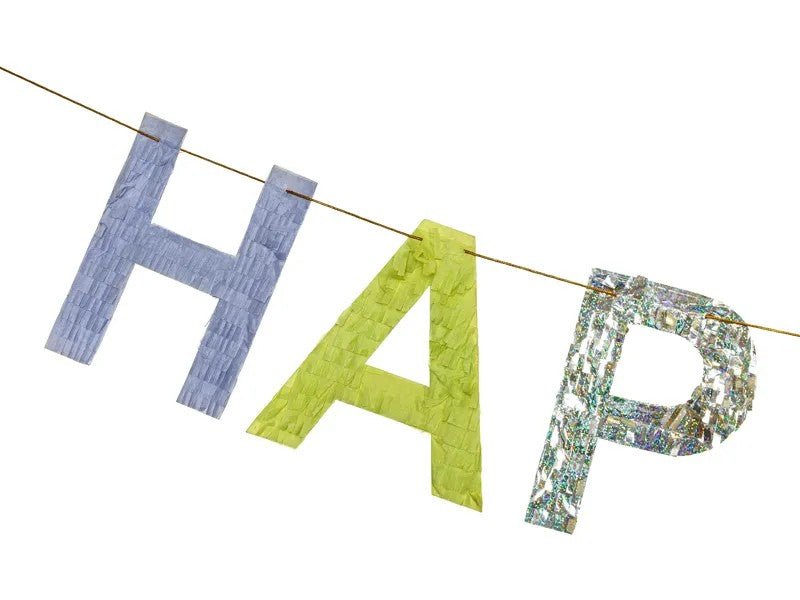 Банер "Happy Birthday" – Микс от цветове - Party Design