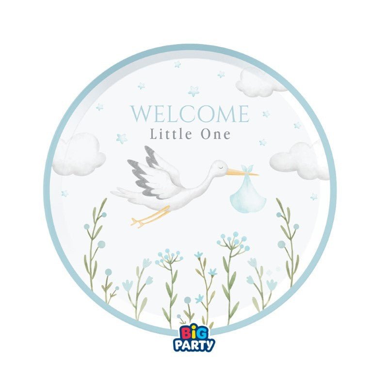 Чинии “Welcome Little One” Сини - Party Design