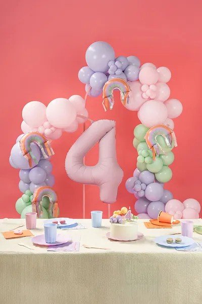 Фолиеви Балони Дъга с Ресни - Party Design