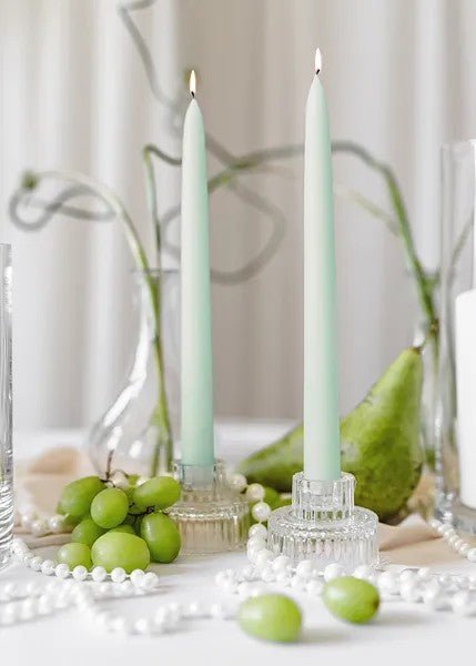 Стъклен свещник с двоен отвор - Party Design