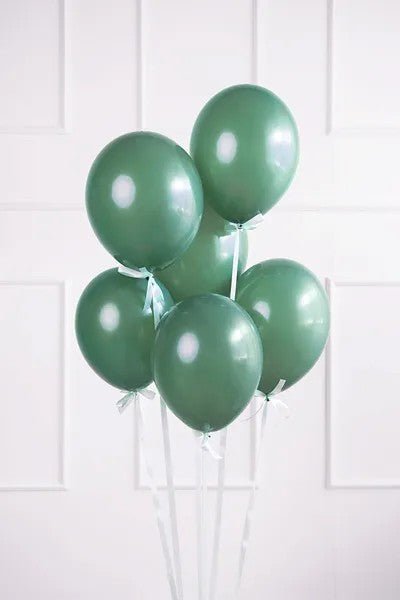 Балони Пастелено Бутилково Зелено – 30 см - Party Design