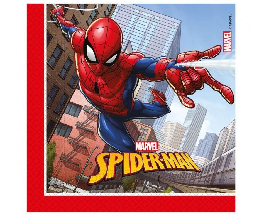 Хартиени салфетки Spiderman Crime Fighter - Party Design