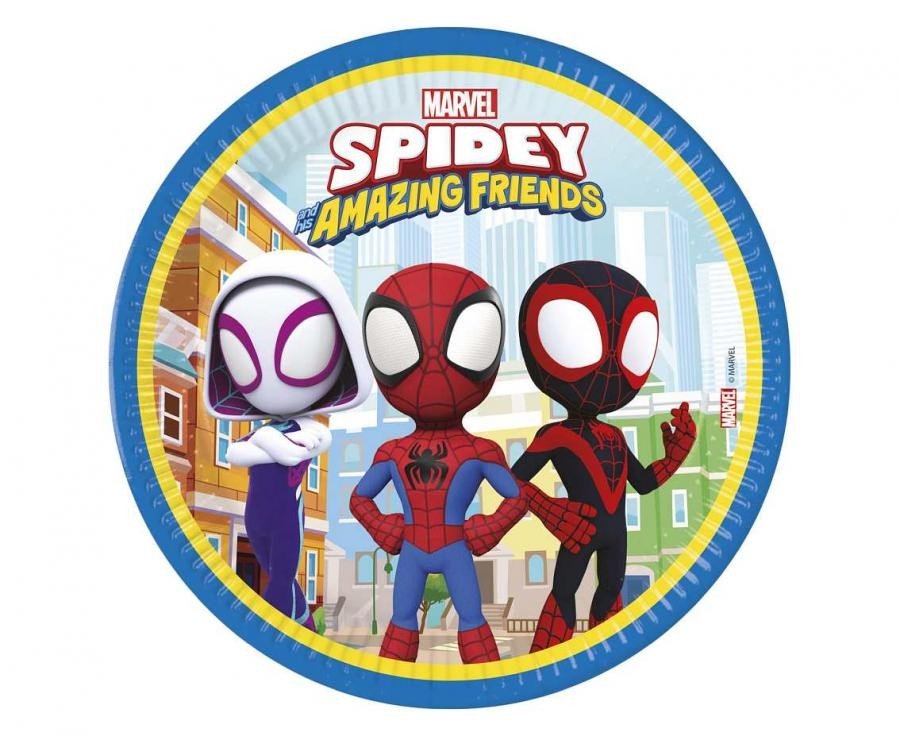 Хартиени чинии Spidey & His Amazing Friends - Party Design