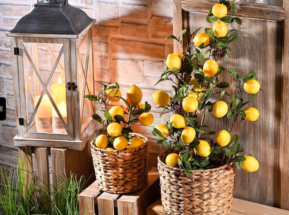 Декоративен Клон с Изкуствени Лимони - Party Design