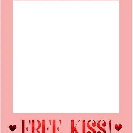 Рамка за Фото Будка "FREE KISS!"