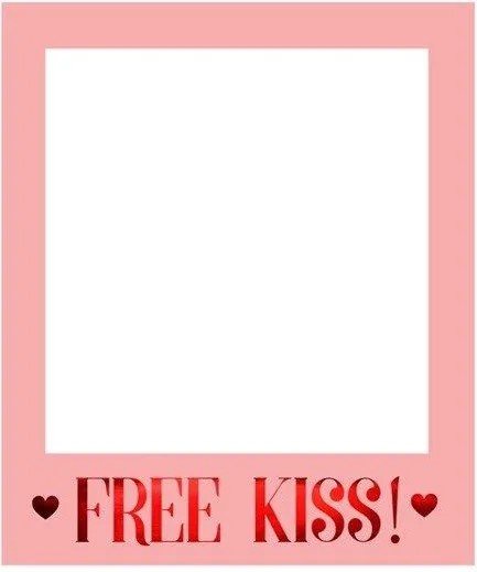 Рамка за Фото Будка "FREE KISS!" - Party Design