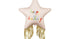 Фолиев Балон Звезда с Ресни "Happy Birthday" - Party Design