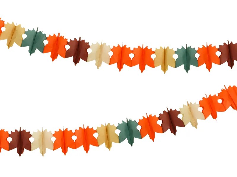Гирлянд от Тишу Хартия с Листа