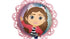 Фолиев Балон Gabby’s Dollhouse с Къдрици - Party Design