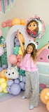 Фолиев Балон Gabby’s Dollhouse с Къдрици - Party Design