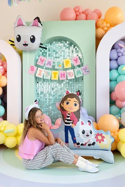 Стоящ Фолиев Балон Gabby’s Dollhouse - Party Design