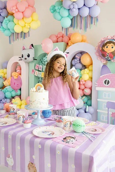 Хартиени Чаши Gabby’s Dollhouse Дъга - Party Design