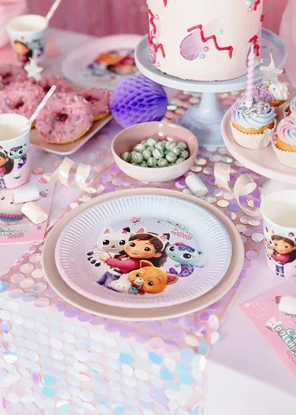 Хартиени Чинии Gabby’s Dollhouse с Героите - Party Design