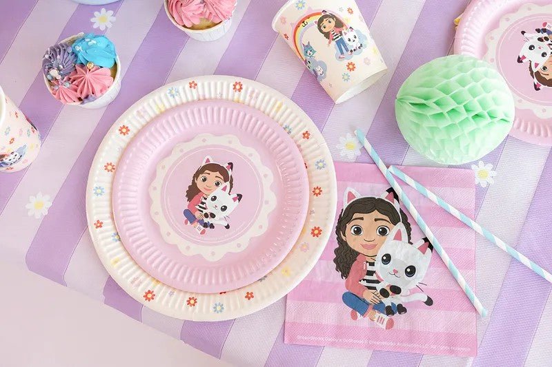 Хартиени Чинии Gabby’s Dollhouse 18 см - Party Design