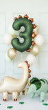 Фолиев Балон Цифра Динозавър 92 см - Party Design
