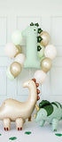 Фолиев Балон Цифра Динозавър 92 см - Party Design