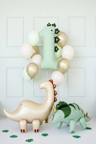 Фолиев Балон Цифра Динозавър 92 см - Party Design
