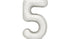 Матиран Фолиев Балон Цифри Сребро 86 см - Party Design