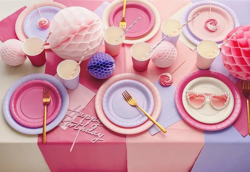 Хартиени Чинии – Светлорозови - Party Design