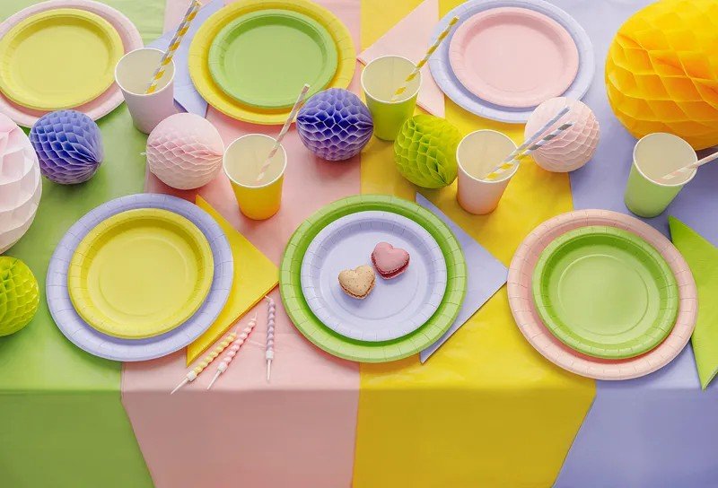Хартиени Чинии – Светлорозови - Party Design