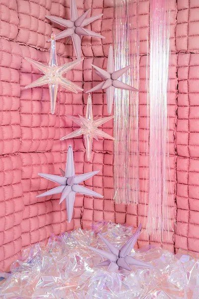 Парти Завеса в Розов Иридесцентен Цвят - Party Design