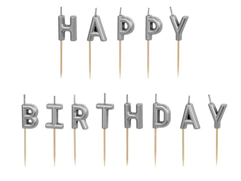 Свещички „Happy Birthday“ - Party Design
