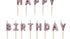 Свещички „Happy Birthday“ - Party Design