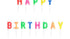 Свещички „Happy Birthday“ - Party Design