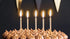 Свещички за Рожден Ден – Златни, 6 см - Party Design