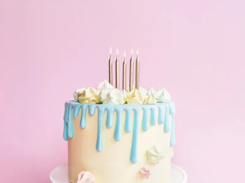 Свещички за Рожден Ден – Златни, 6 см - Party Design