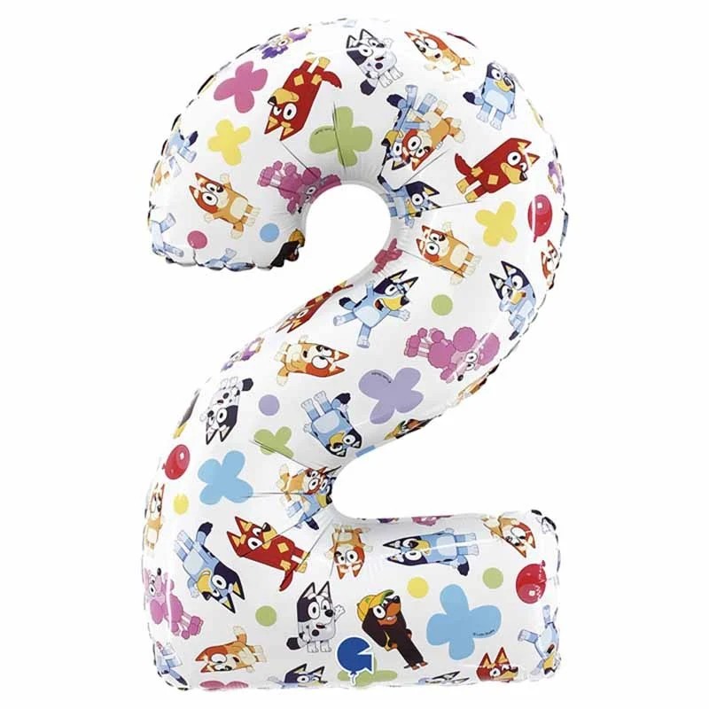 Фолиев Балон Цифра "2" Блуи, 66 см