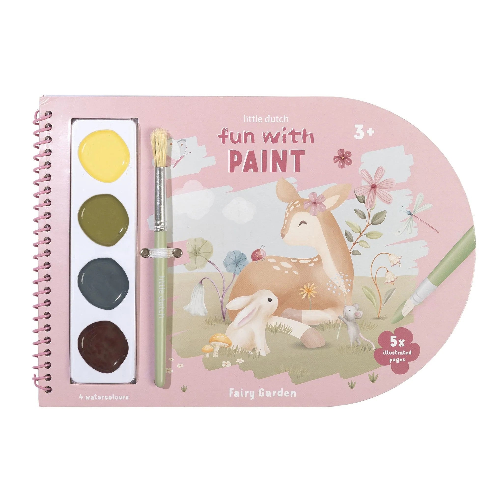 Книжка за Рисуване с Бои – Fairy Garden - Party Design
