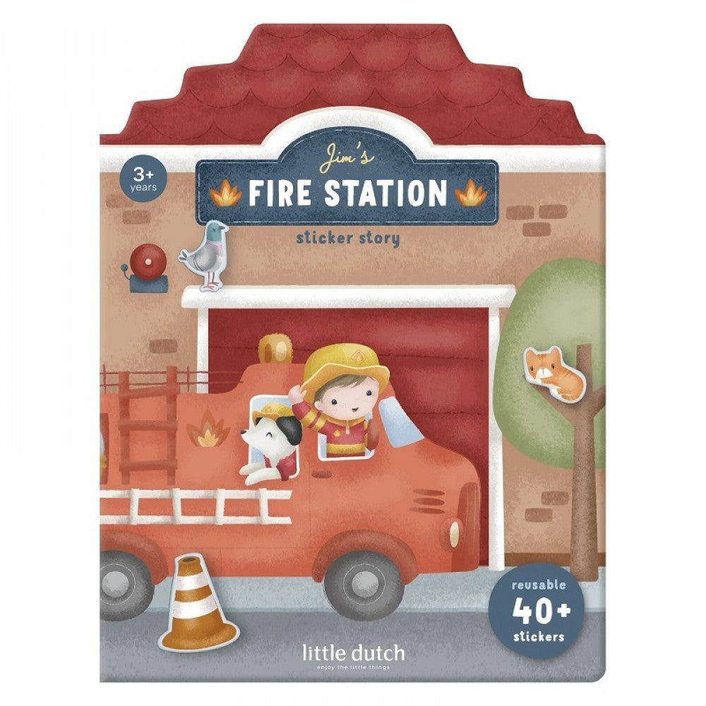 Книжка със Стикери Jim’s Firestation - Party Design