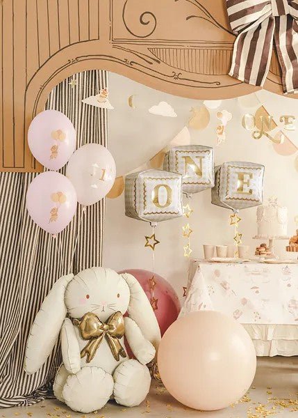 Фолиеви балони кубчета „ONE“ - Party Design